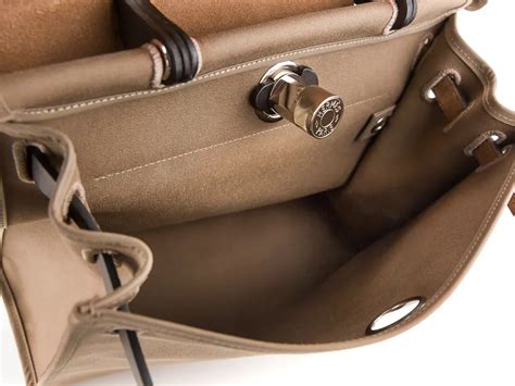 hermes herbag interior pocket.